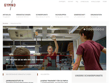 Tablet Screenshot of gymno.net